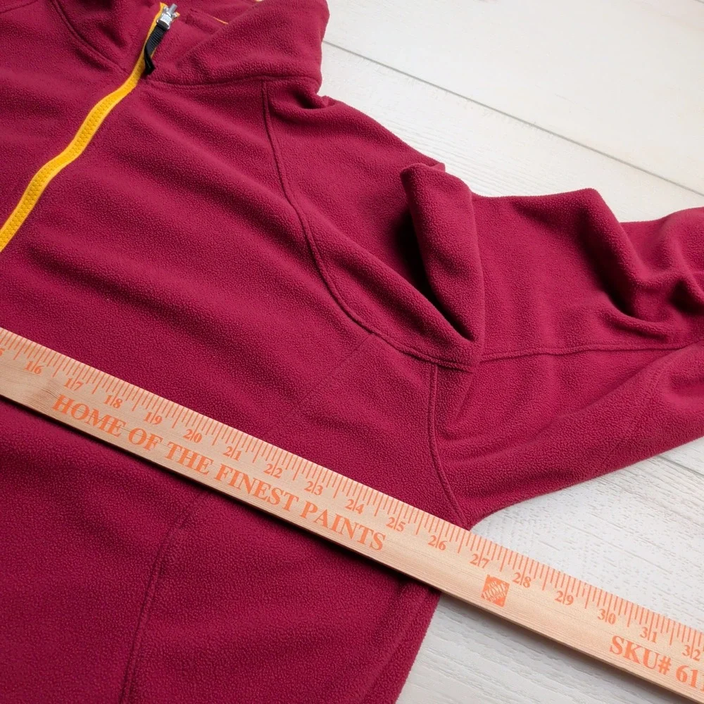 Vintage Nike Team USC Trojans Fleece Jacket Men XXL Red Full Zip Fit Therma